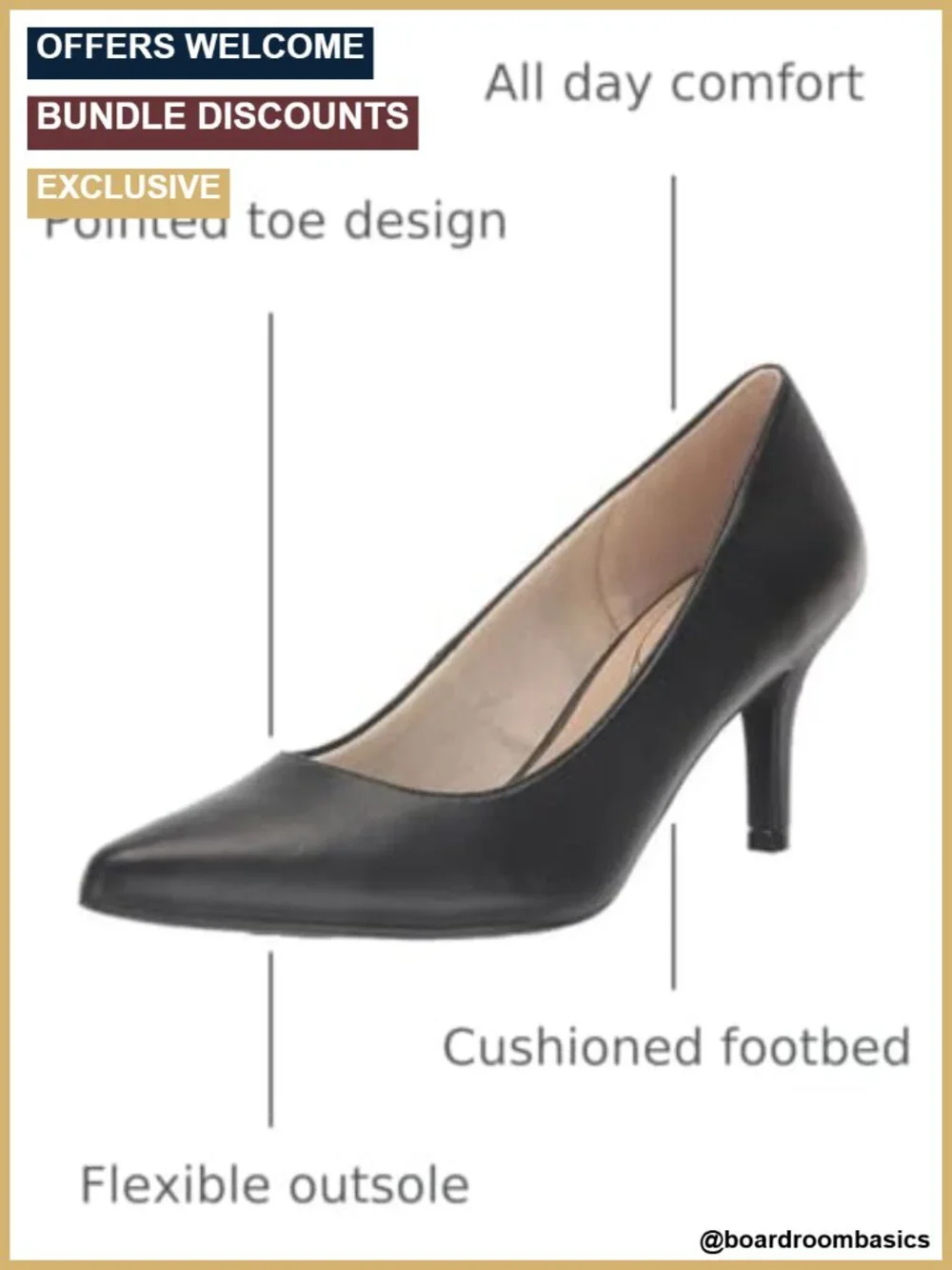 Women's Sevyn Slip-On Pump Cushioned Comfort Heels